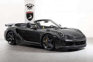 Porsche 911 Turbo S Stinger GTR Carbon Edition Cabriolet by TopCar on ADV.1 Wheels (ADV5 M.V2 SL) 2018 года